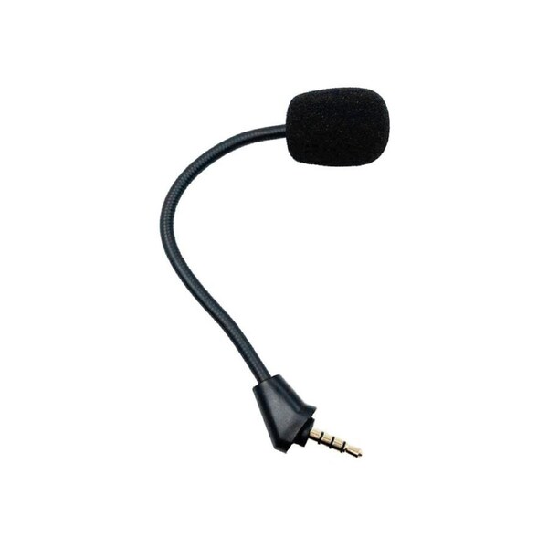 3.5mm Microphone Replacement for Hyper X Cloud II Wireless Gaming Headset Detachable Mic Boom Gaming Headset Accessories