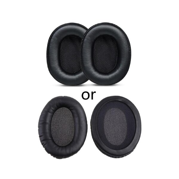 Leather Soft Sponge Ear Pads Cushion for Razer Barracuda X Headphone Comfortable Earpads Ear Cushion - Black