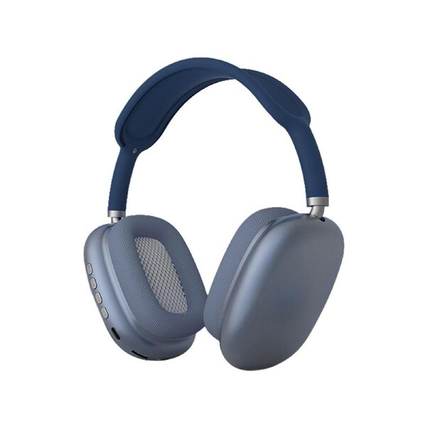 P9 Wireless Headset Stereo HiFi Headphone Bluetooth5.0-compatible Music Cordless Headset with Microphone Sport Earphone - Blue