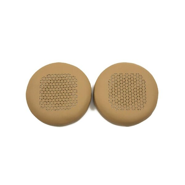 1 Pair Earpads Leather Ear Pads Earphone Cover Noise-insulation for DUET BT Bluetooth-compatible Headphone - Yellow