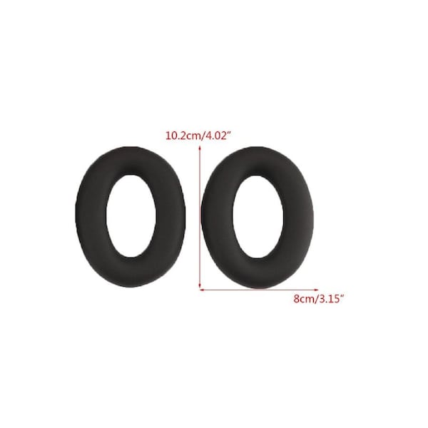 Silicone Earpad Covers for WH-1000XM5 Earphone Ear Cushions Noise Reduction Ear pads Headphones Sleeves Earcups - White