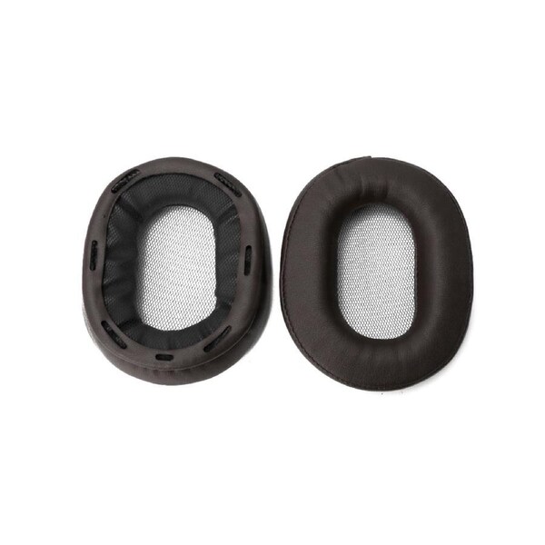 Round Earphone Sponge Cover Protein Skin Elastic Soft for MDR-1R MK2 1RBT 1ADAC MDR-1A Replacement Headphone - Brown