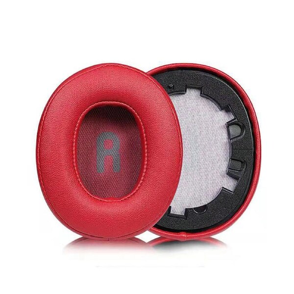Upgraded Ear Pads Cushion Buckle Earpads for 700BT 750BTNC Headphone Breathable Leather Earmuffs Repair Earpads - Red