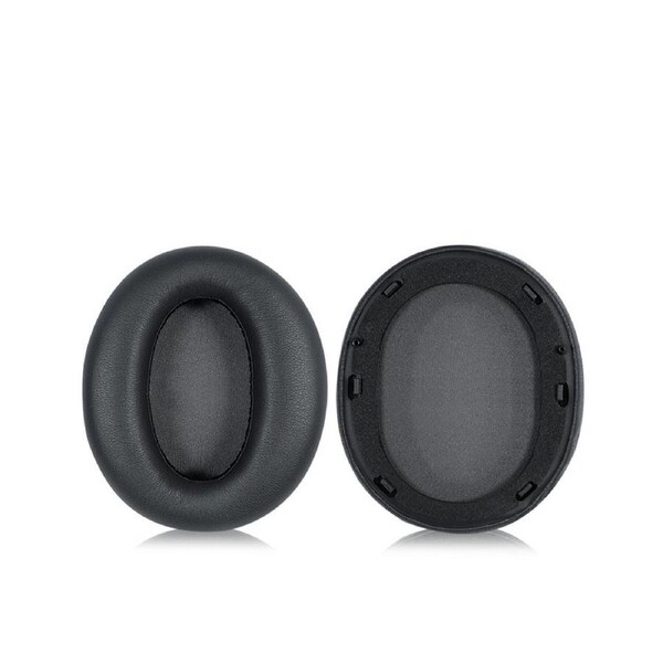 Headset Head Beam Cover Soft Earpads Earphone Cushion Ear Pads Earmuffs Protein Leather Ear Muffs for EDIFIER/W820NB - Black