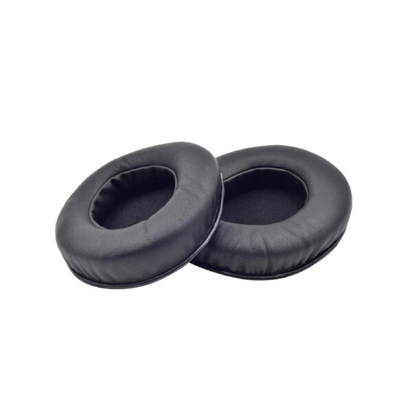 Portable Headset Cover Noise Reduction Ear Pads Replacement Earmuff Breathable for Kraken Pro Replacement 1 Pair - Black