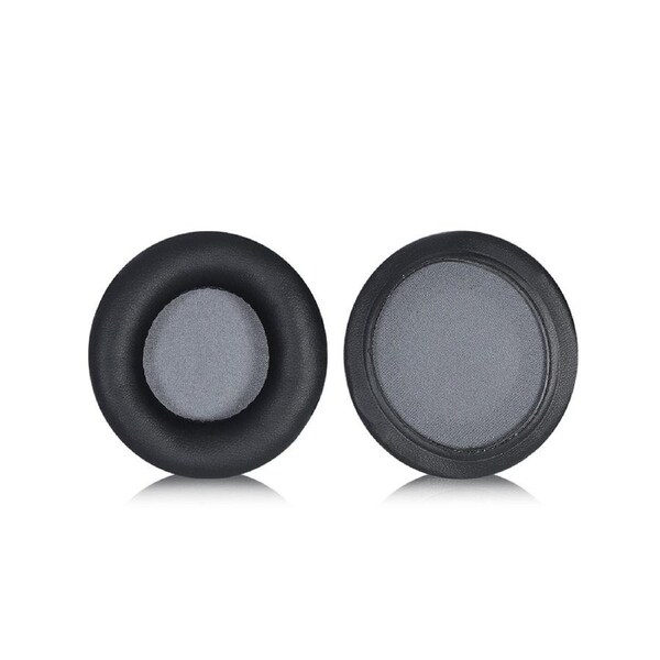 2 Pieces Earpads Replacement Ear Cushion Sponge Cover Earmuffs for ATH-S200BT ATH-S220BT Repair Spare Accessory - Black grey