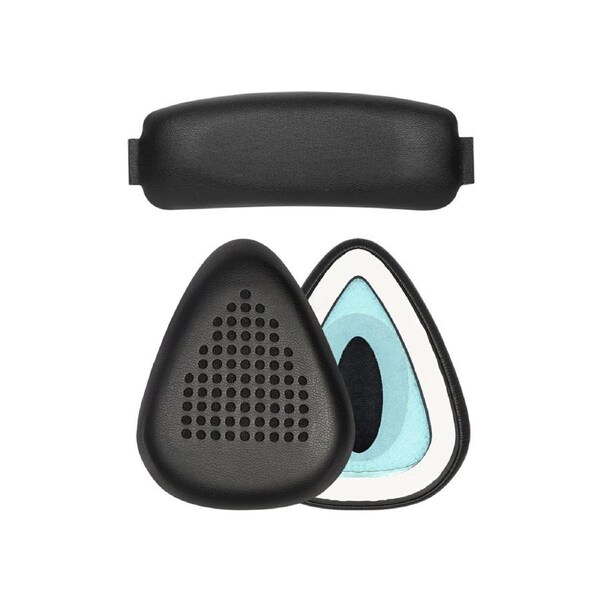 Comfortable Protein Ear pads HeadBeams for Meka Dva Headset Earmuff Memory Foam Noise Cancelling Ear Pad Cover Headband