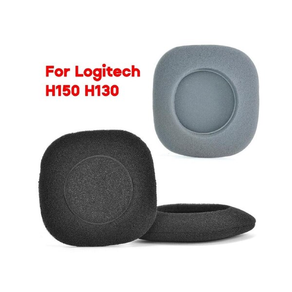 Earphones Sponge Cover Foam Ear Cushions for H150 H130 Headphone Covers - Black