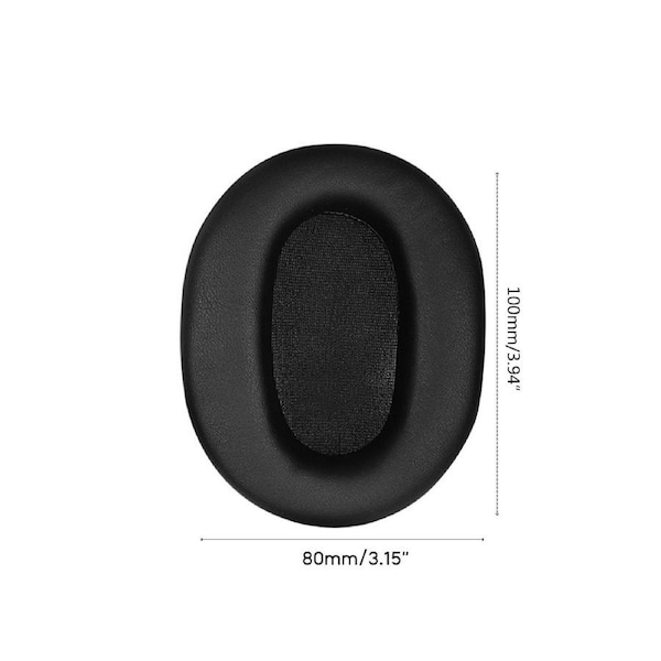 Headset Protein Ear Pads Noise Cancelling Ear Cushions for WH-CH710N WH-CH720N Headset Memory Sponge Earmuff Sleeves - Black