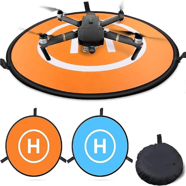 Universal Waterproof Drone Landing Pad - 75cm/30', Portable And Foldable, For Rc Drones, Helicopters, Pvb Drones