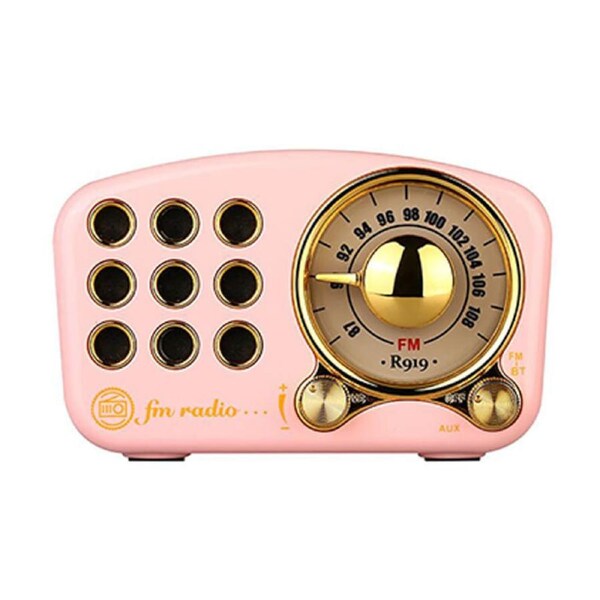 Retro band old FM radio with enhanced features