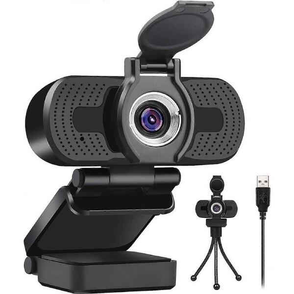 1080p Full Hd Webcam,Computer Laptop Pc Mac Desktop Camera for Conference and Video Call,Pro Stream Webcam Built-in Mic