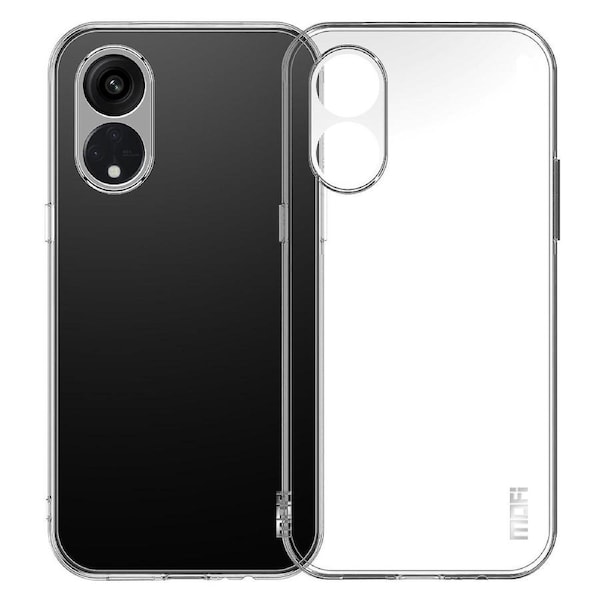 For Oppo Reno8 T 4G Phone Case Clear TPU Phone Cover with Camera Protection