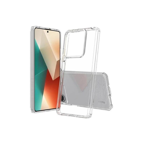 Redmi Note 13 5G Case Slim Hybrid Shockproof Translucent Protective Cover for Xiaomi (2024) - Clear