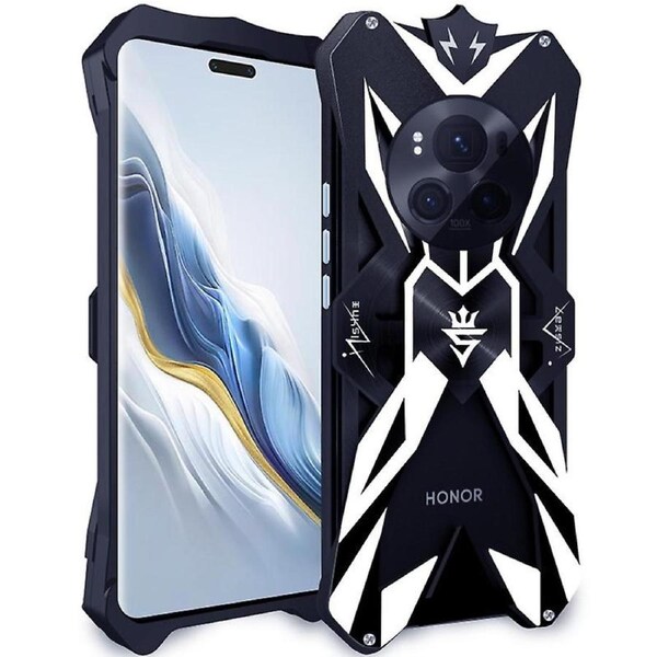 For Honor Magic6 Pro 5G Mechanical Arm Aluminium Alloy Case Bump Proof Phone Cover