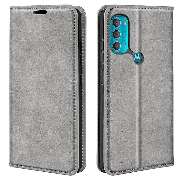 For Motorola Moto G71 5G Mobile Phone Cover Shell TPU and PU Wallet Phone Case with Supporting Stand