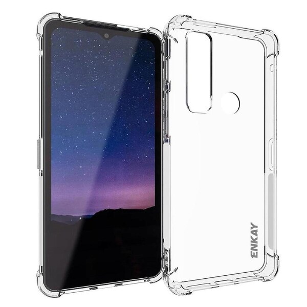 For Motorola Defy 2 5G Anti-slip TPU Phone Cover Thickened Corner Transparent Phone Case