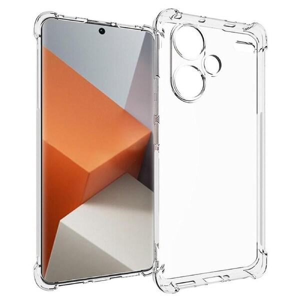 Anti-Slip Phone Shell for Xiaomi Redmi Note 13 Pro+ 5G Case Slim-Fit TPU Phone Cover-
