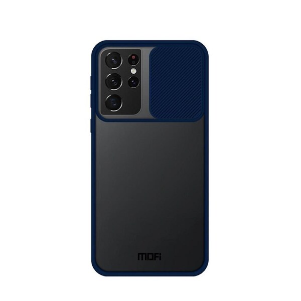 MOFI XINDUN Series PC+TPU Cover with Lens Protective Slide Shield for Samsung Galaxy S21 Ultra 5G