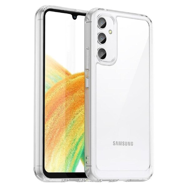 For Samsung Galaxy A34 5G Clear Case Drop-proof Four Corner Phone Cover
