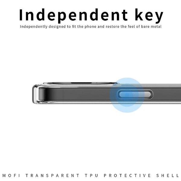 Slim Phone Case for iPhone 12 Pro Max 6.7 inch Soft TPU Case Transparent Mobile Phone Cover