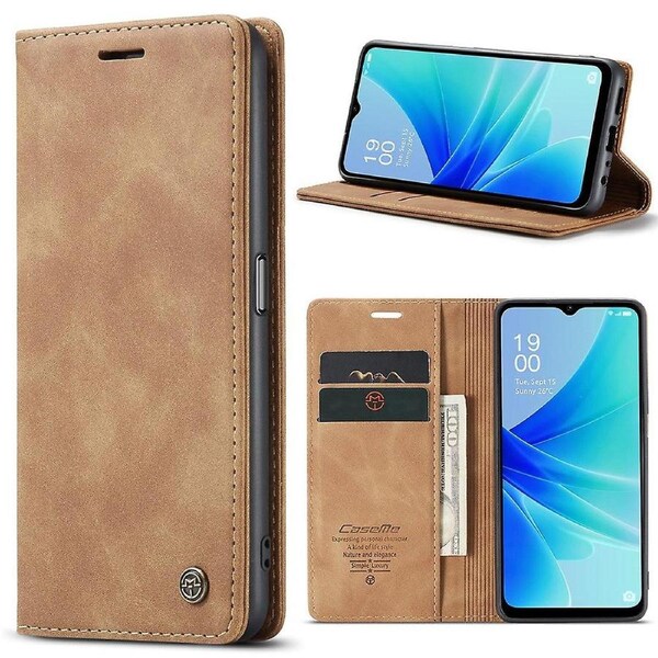 CASEME 013 Series Leather Case for Oppo A57 4G/A57s 4G/A57e 4G/A77 4G/A77s 4G/OnePlus Nord N20 SE 4G