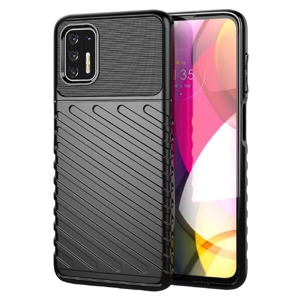 Thunder Series Twill Thickened TPU Protective Cover Case for Motorola Moto G Stylus 4G (2021)