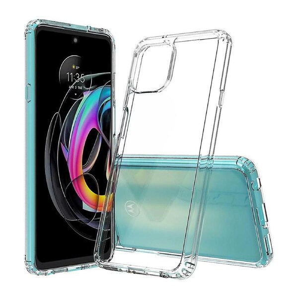 Anti-scratch Drop-protection Acrylic + TTransparent Phone Back Case Cover for Motorola Edge 20 Lite