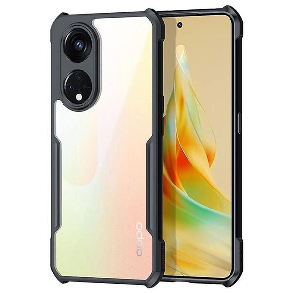 XUNDD For Oppo Reno8 T 5G/A1 Pro 5G Anti-scratch Clear Phone Case Acrylic+TPU Phone Cover