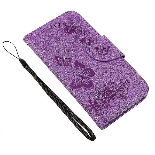 Imprinted Wallet Leather Stand Cover for Huawei P8 Lite (2017)/Honor 8 Lite