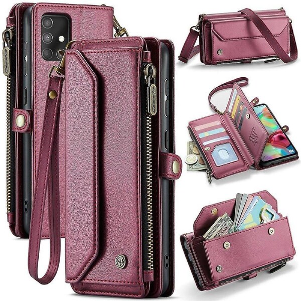 CaseMe Phone Case for Samsung Galaxy A71 4G SM-A715 Leather Cases