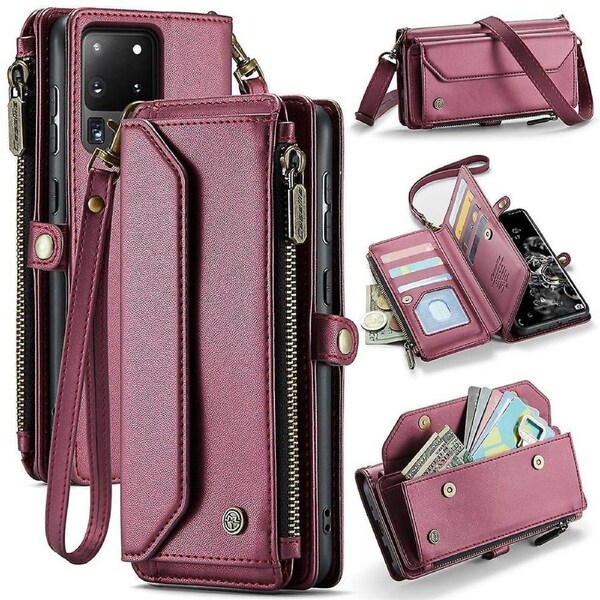 CaseMe Phone Case for Samsung Galaxy S20 Ultra Leather Cases