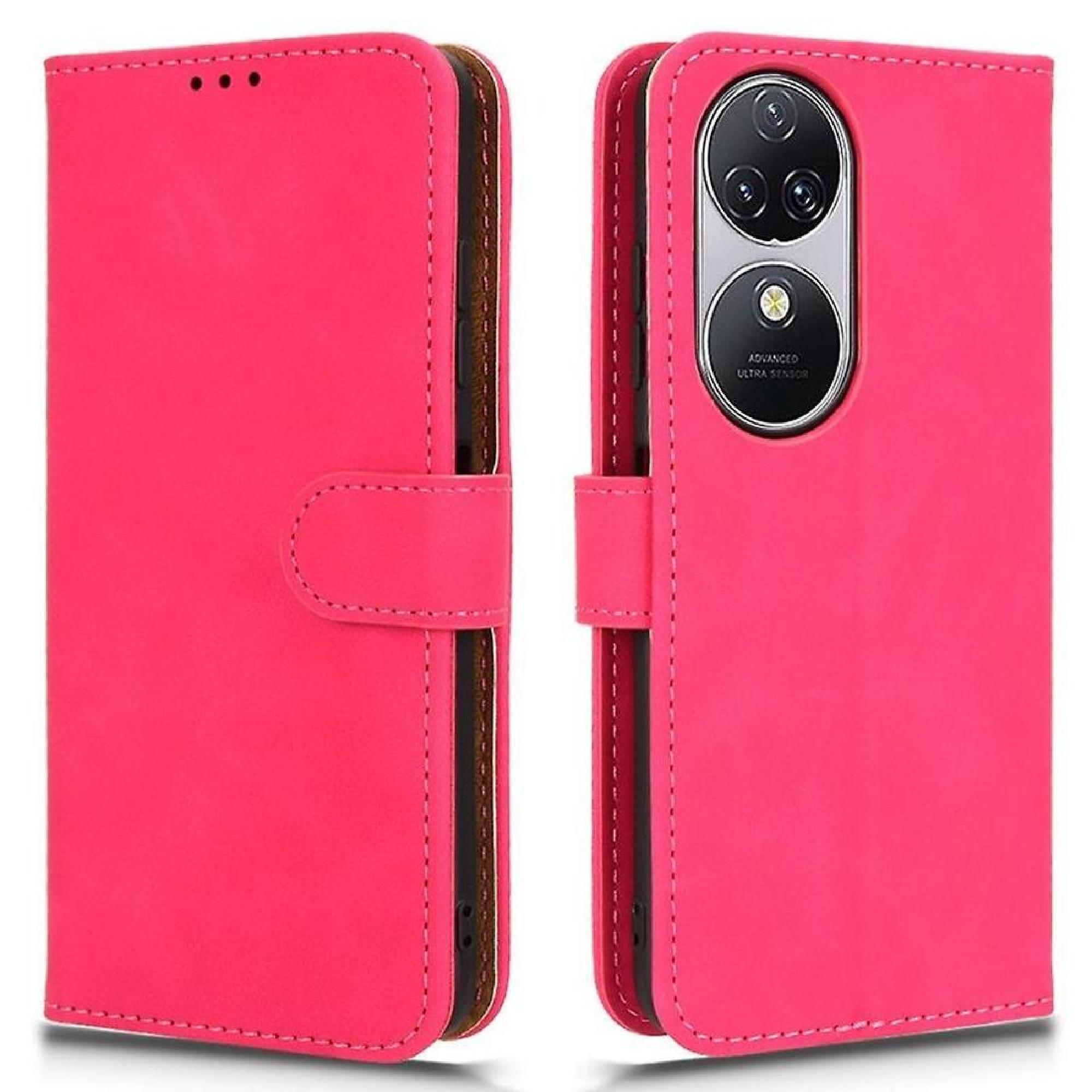 Custodia Portafoglio In Pelle Camoscio Per Oukitel WP55 5G - Magnetic Flip Cover Con Slot Carte E Stand (Rosso