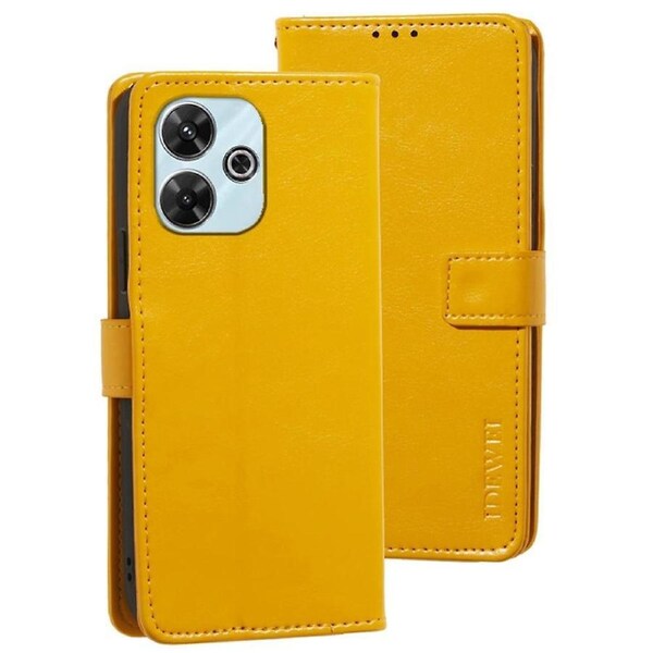 IDEWEI Phone Case for Xiaomi Redmi 13 4G Leather Cases
