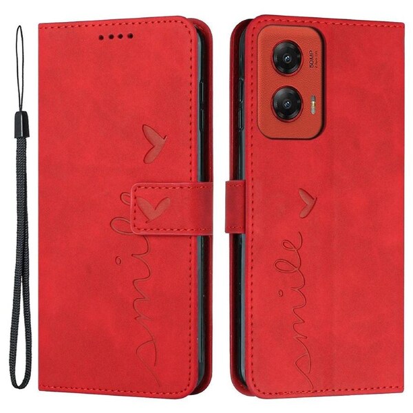 For Motorola Moto G Stylus 5G (2024) Phone Case Wallet Imprinted PU Leather Phone Stand Cover