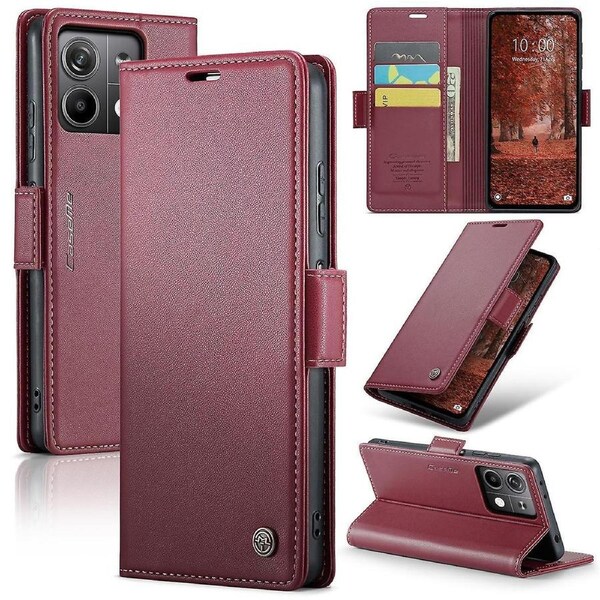 CaseMe Phone Case for Xiaomi Redmi Note 13 5G Leather Cases