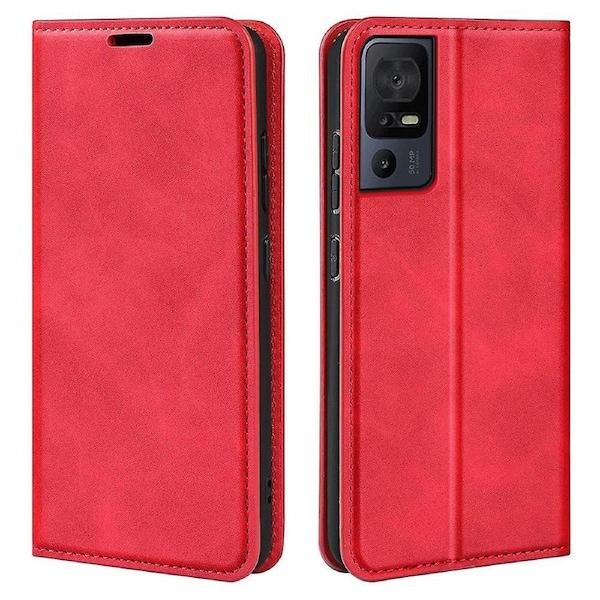 For TCL 40 SE Skin-touch Leather Phone Case ic Flip Stand Wallet Phone Cover