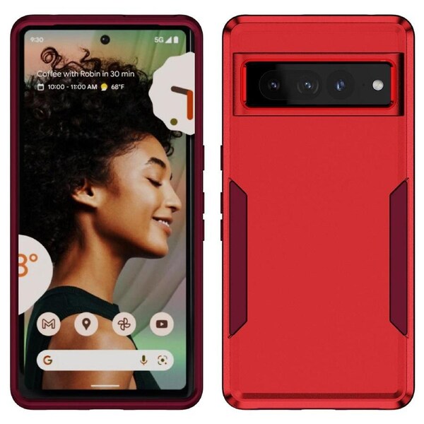For Google Pixel 7 Pro Phone Case PC + TPU Dual Layer Shockproof Cover Back Protector Phone Case