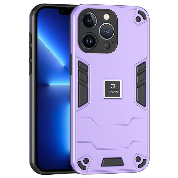 For Iphone 13 Pro Phone Case 2 in 1 Hybrid Hard Pc Soft Tpu Cover