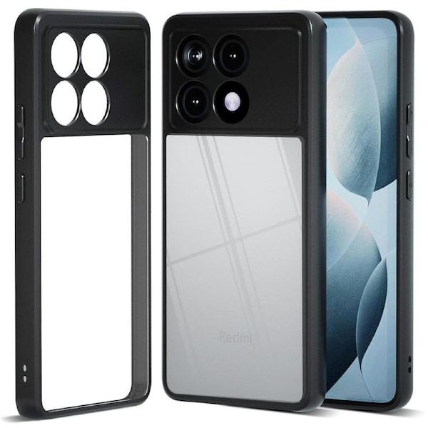 IBMRS Phone Shell for Xiaomi Redmi K70E 5G/Poco X6 Pro 5G Cases Anti-Scratch TPU+PC Phone Cover