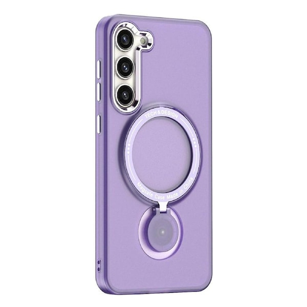 For Samsung Galaxy S23+ Hard PC Phone Cover ic Ring Kickstand Anti-drop Case Compatible