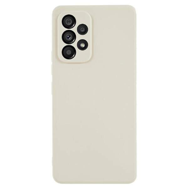 For Samsung Galaxy A53 5G Lens Precise Cutout Back Cover Straight Edge Flexible TPU Phone Case