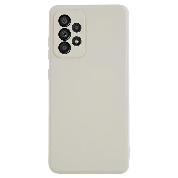 For Samsung Galaxy A52 5G Straight Edge TPU Phone Case Lens Precise Cutout Anti-drop Cover