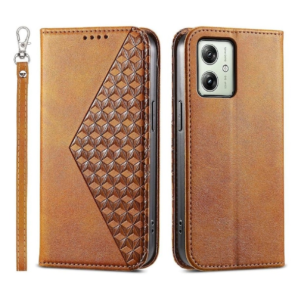 For Motorola Moto G54 5g Case Wallet Pu Leather Imprinted Phone Cover
