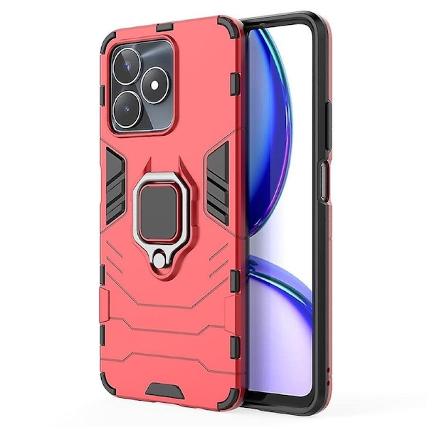 For Realme C53 (Global)/C53 (India)/C51 TPU + PC Drop-proof Cover Ring Holder Kickstand Phone Case