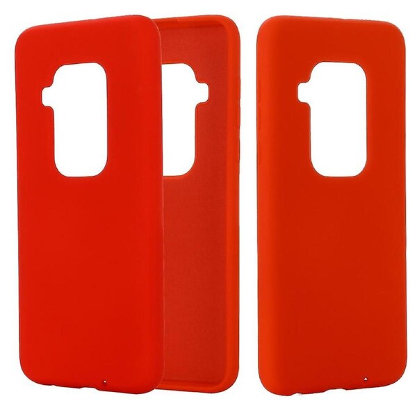 Soft Liquid Silicone Phone Back Cover Casing for Motorola One Zoom