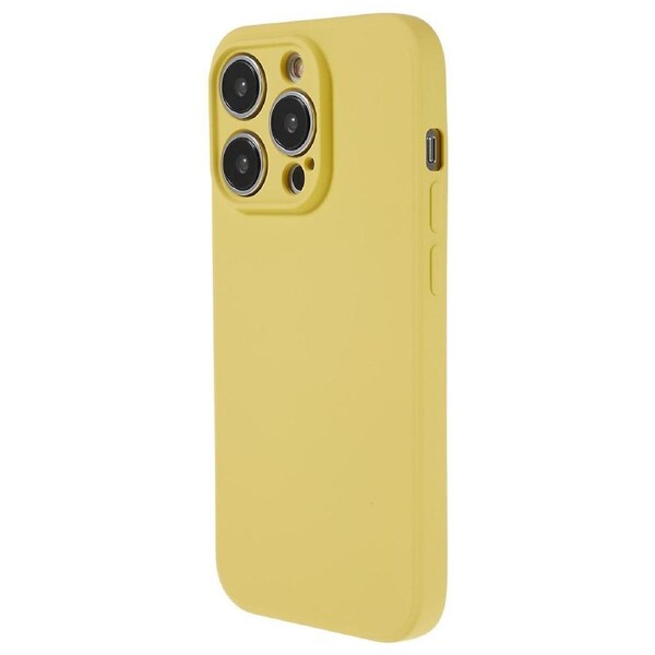 For iPhone 14 Pro Max Rubberized TPU Protective Case Soft Fiber Lining Inside Shockproof Phone Cover