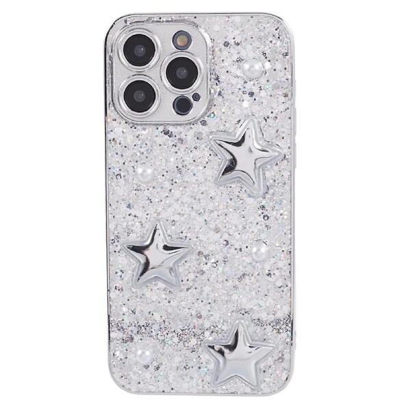 For iPhone 12 Pro Case 3D Epoxy Camera Protection Phone Cover Stars