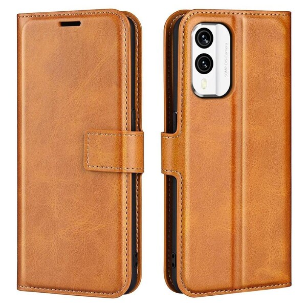 For Nokia X30 5G Anti-fall Mobile Phone Case Stand Wallet Calf Texture PU Leather Flip Phone Cover