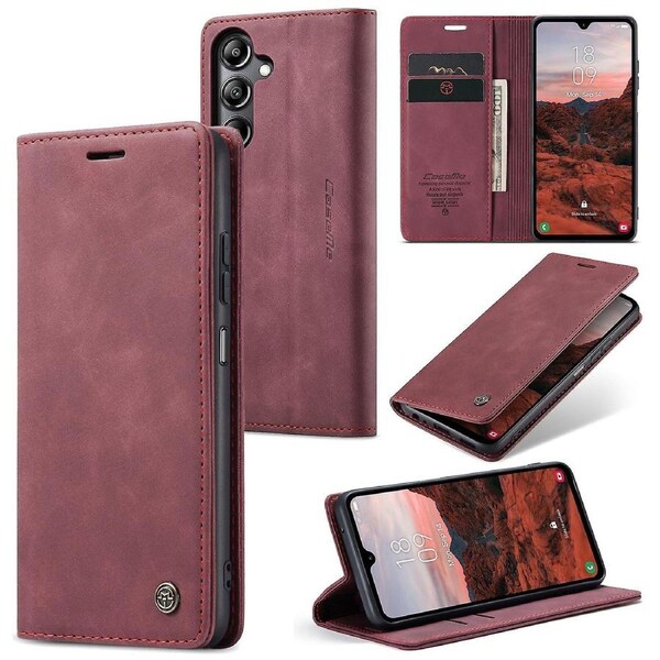 CASEME 013 Series For Samsung Galaxy A05s 4G Case Business Style View Flip Leather Phone Cover
